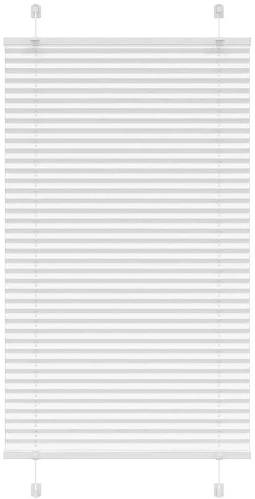 plisuota žaliuze balta 70x100 cm audinio plotis 69,4 cm