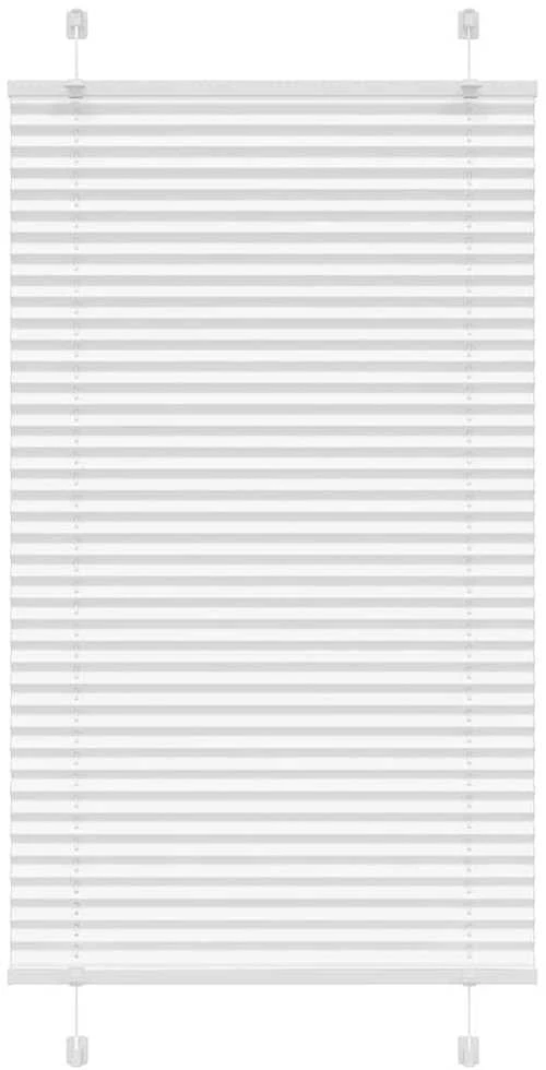 plisuota žaliuze balta 75x150 cm audinio plotis 74,4 cm