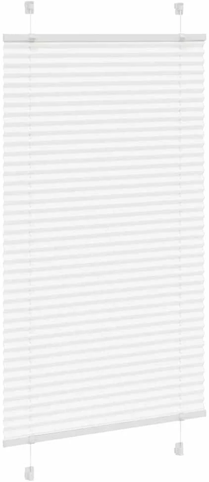 plisuota žaliuze balta 75x150 cm audinio plotis 74,4 cm
