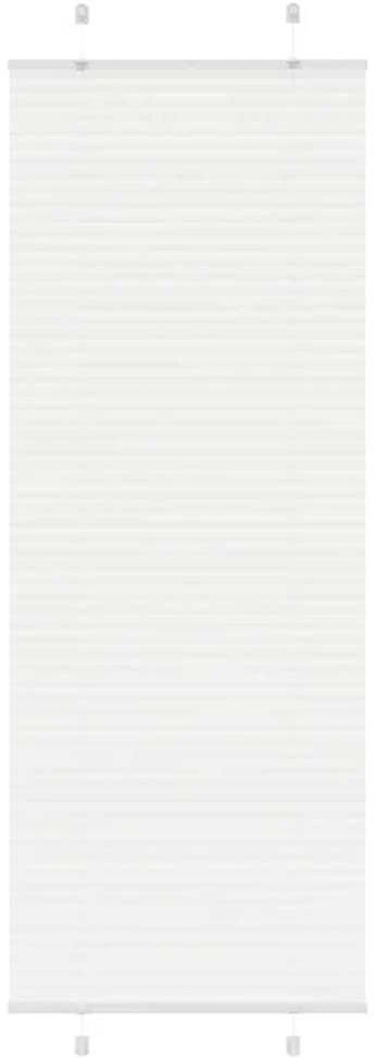 plisuota žaliuze balta 75x200 cm audinio plotis 74,4 cm