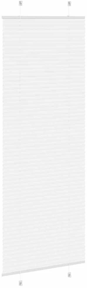 plisuota žaliuze balta 75x200 cm audinio plotis 74,4 cm