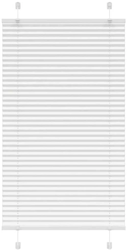 plisuota žaliuze balta 80x100 cm audinio plotis 79,4 cm