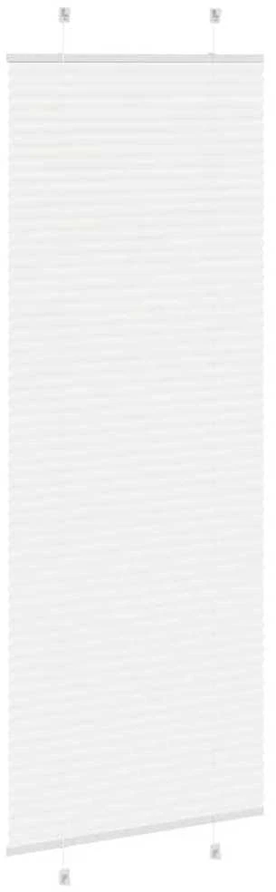 Plisuota žaliuze balta 80x200 cm audinio plotis 79,4 cm