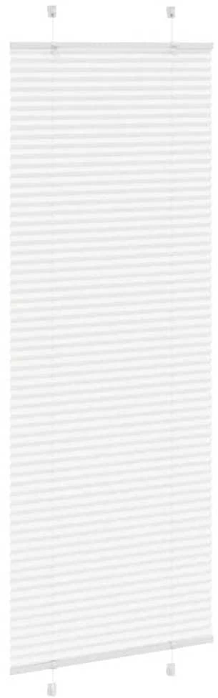 Plisuota žaliuze balta 80x200 cm audinio plotis 79,4 cm