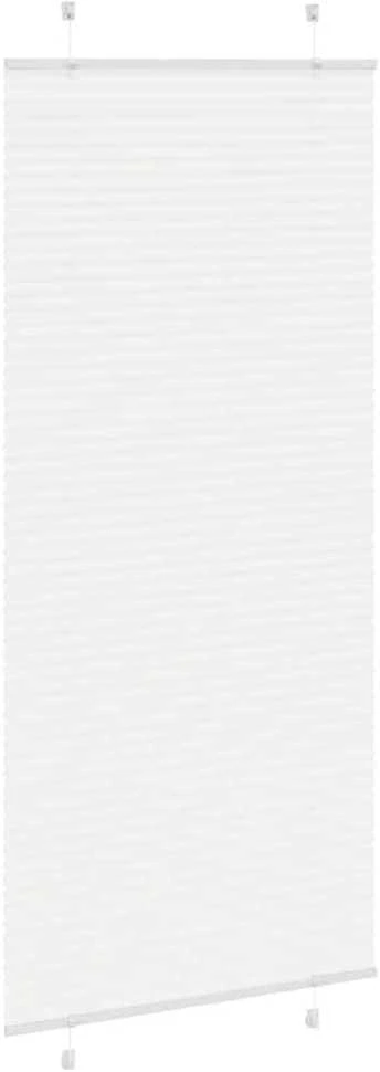 plisuota žaliuze balta 85x200 cm audinio plotis 84,4 cm