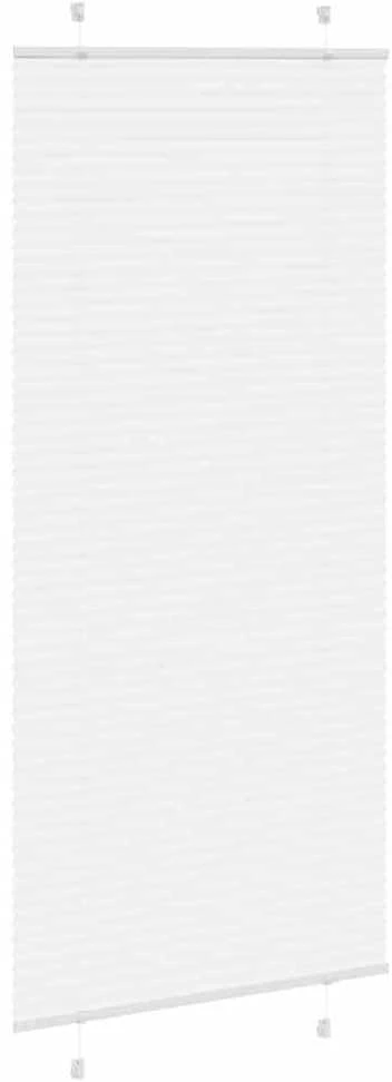 plisuota žaliuze balta 85x200 cm audinio plotis 84,4 cm