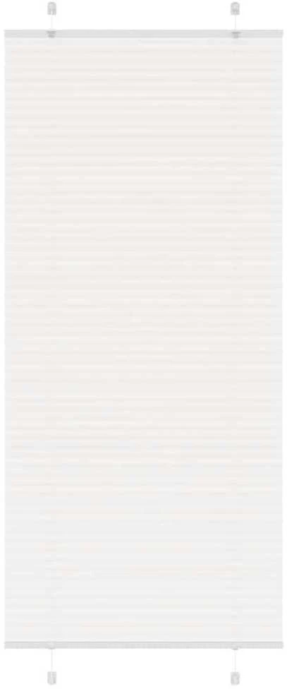 plisuota žaliuze balta 85x200 cm audinio plotis 84,4 cm