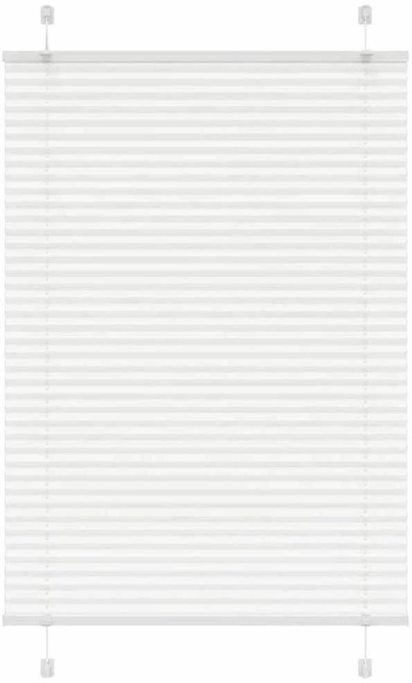 plisuota žaliuze balta 90x100 cm audinio plotis 89,4 cm
