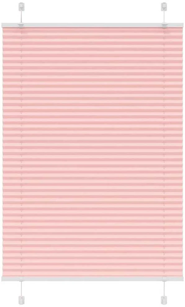 Plisuota žaliuze rožinė 90x150 cm Audinio plotis 89,4 cm