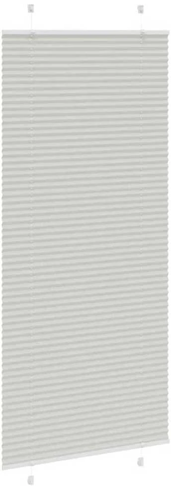Plisuota žaliuze šviesiai pilka 100x200 cm Audinio plotis
