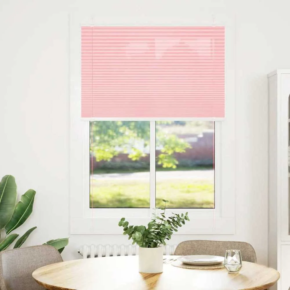 Plisuota žaliuzės rožinė 95x150 cm Audinio plotis 94,4 cm