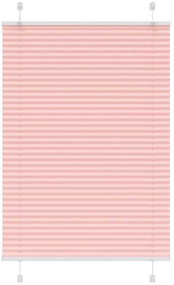 Plisuota žaliuzės rožinė 95x150 cm Audinio plotis 94,4 cm