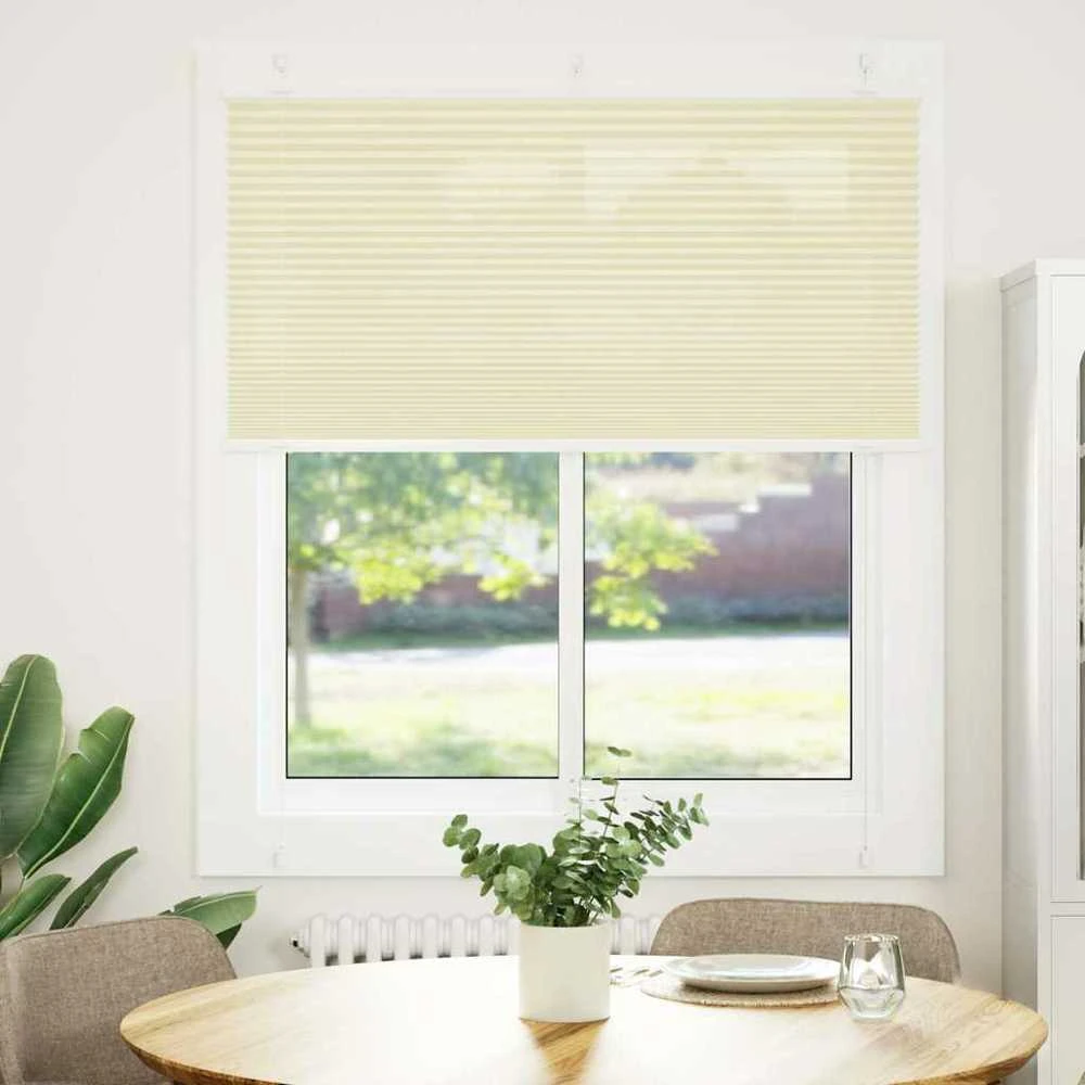 Plisuotas Blind Kreminis 115x100 cm Audinio plotis 114,4 cm