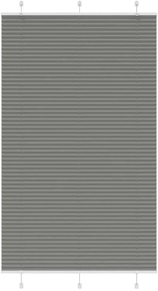 Plisuotas roletas antracitas 115x200 cm audinio plotis 114,4 cm