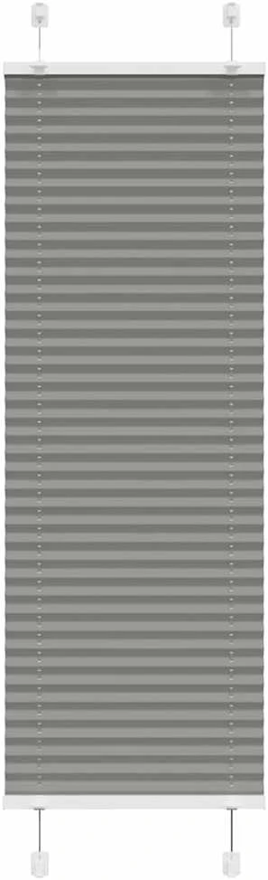 Plisuotas roletas antracitas 40x150 cm audinio plotis 39,4 cm