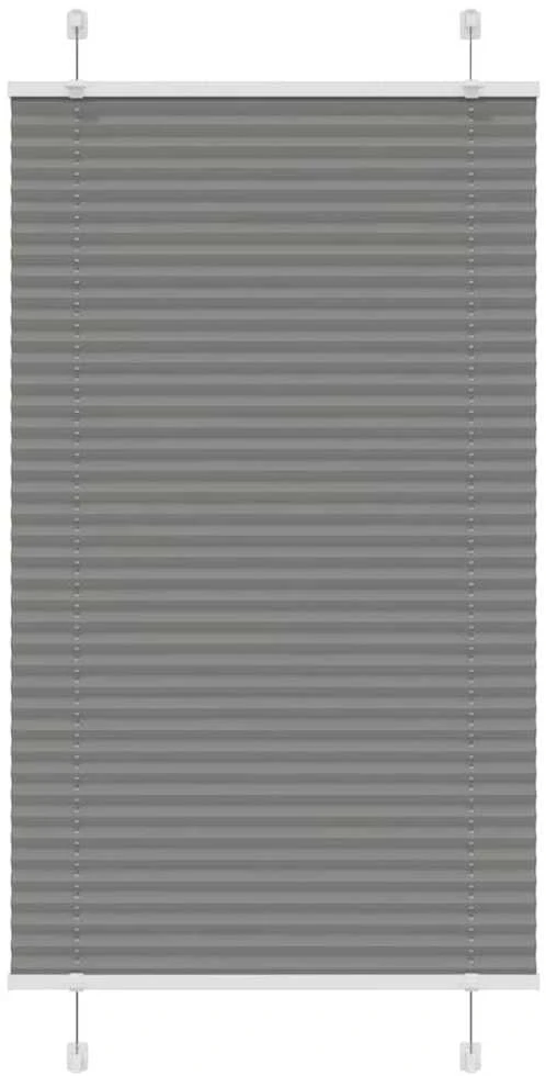 Plisuotas roletas antracitas 70x150 cm audinio plotis 69,4 cm