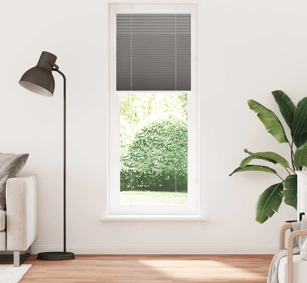 Plisuotas roletas antracitas 70x200 cm audinio plotis 69,4 cm