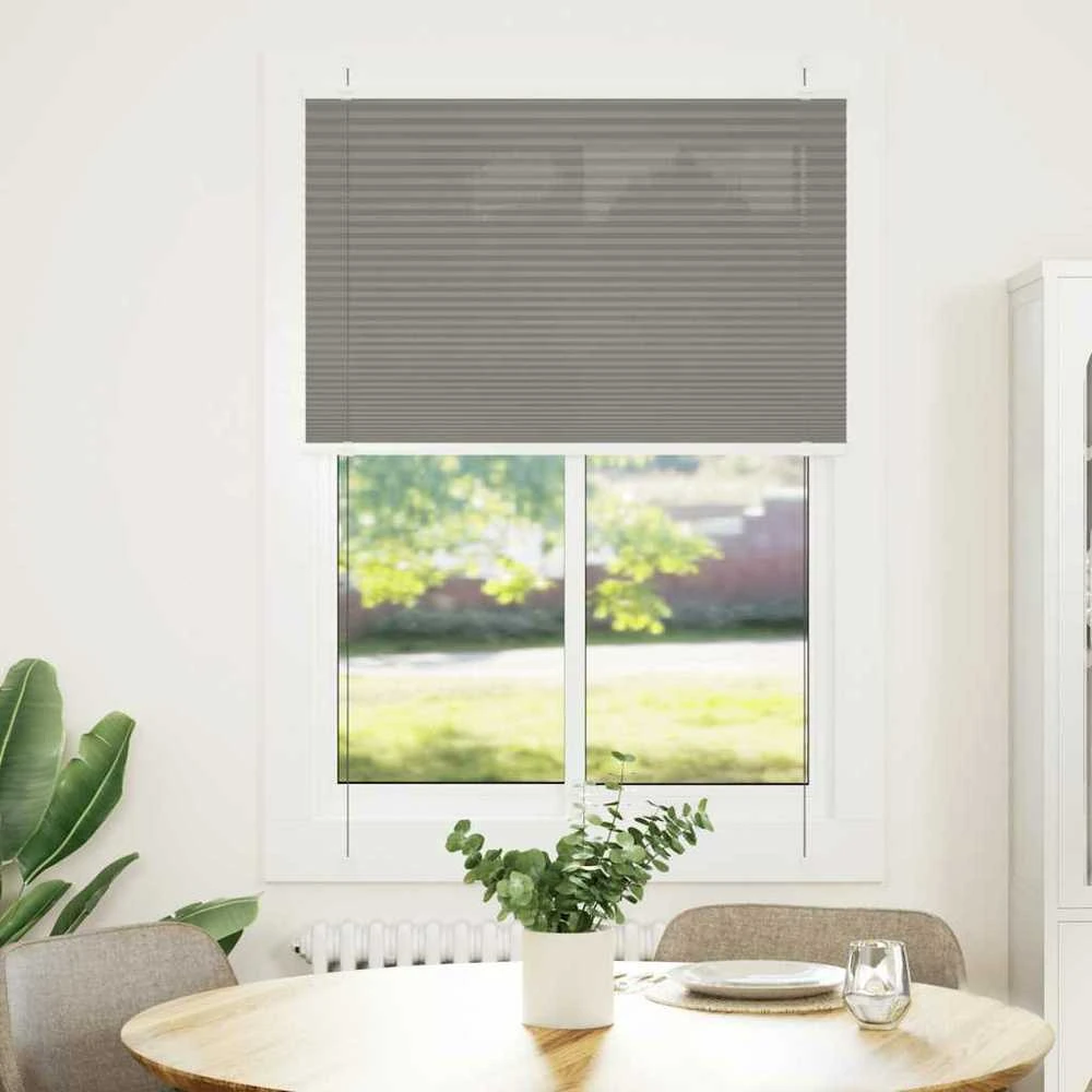 Plisuotas roletas antracitas 90x150 cm audinio plotis 89,4 cm