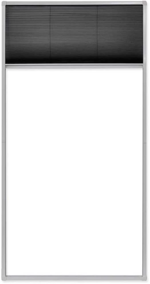 Plisuotas tinklelis nuo vabzdžių su rėmu, 80x160cm