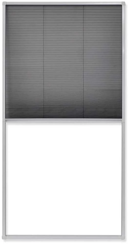 Plisuotas tinklelis nuo vabzdžių su rėmu, 80x160cm