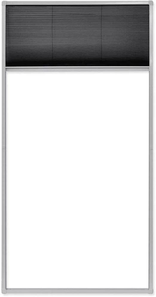 Plisuotas tinklelis nuo vabzdžių su rėmu, 80x160cm