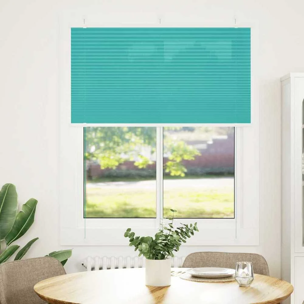 Plisuotos žaliuzės benzininis žalias 105x150 cm audinio plotis