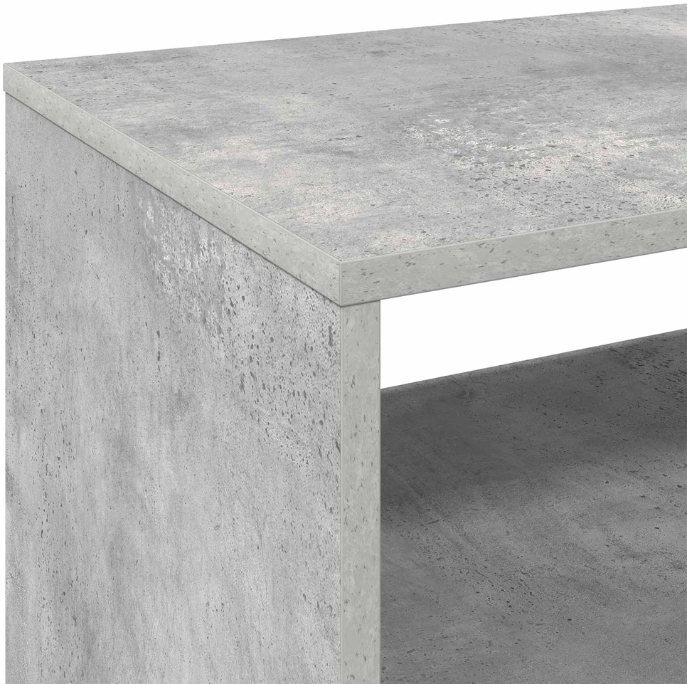 Plokštelių grotuvo stovas Betono pilka 71 x 39,5 x 83 cm