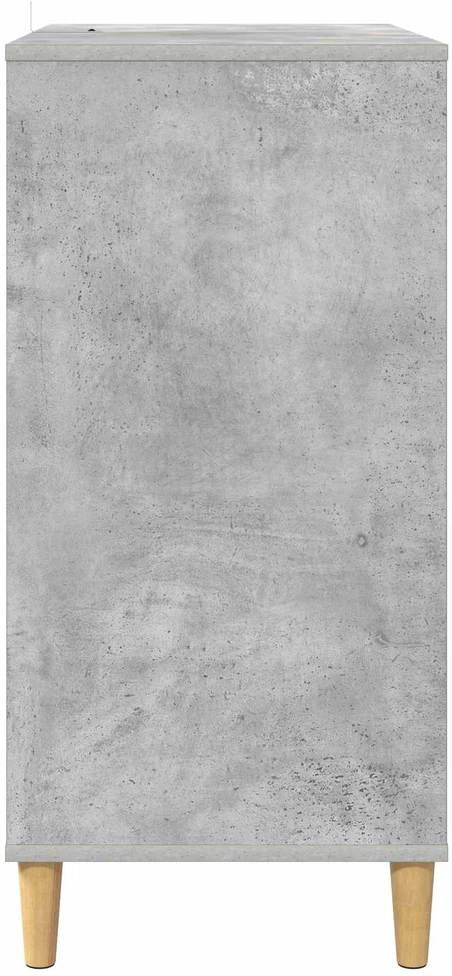 Plokštelių grotuvo stovas Betono pilka 71 x 39,5 x 83 cm