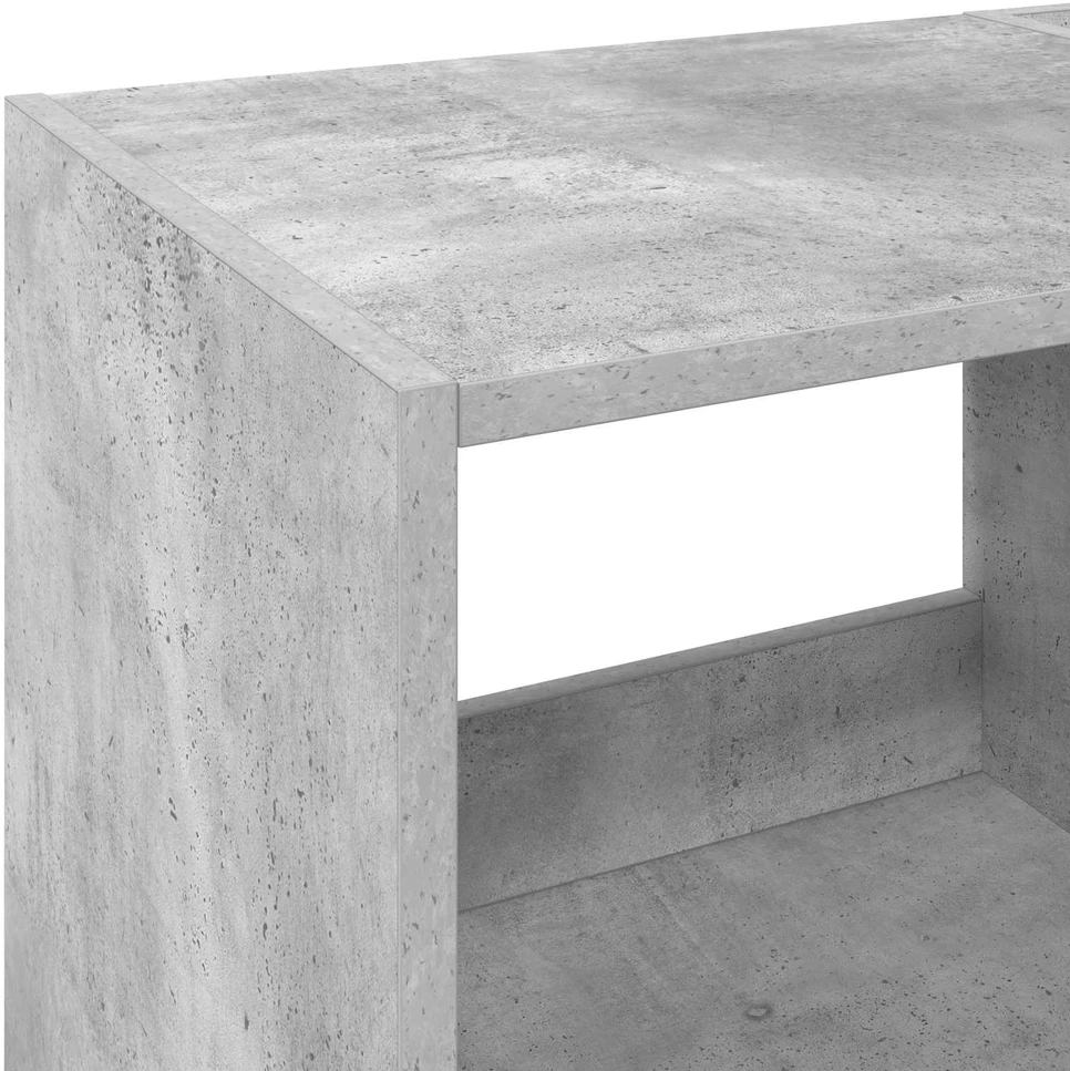 Plokštelių grotuvo stovas Betono pilka 82 x 39,5 x 82,5 cm