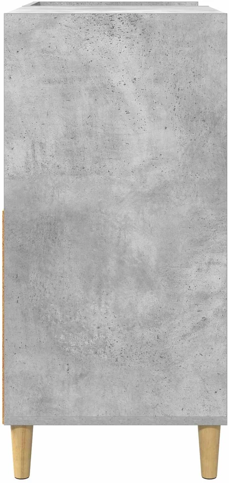 Plokštelių grotuvo stovas Betono pilka 82 x 39,5 x 82,5 cm