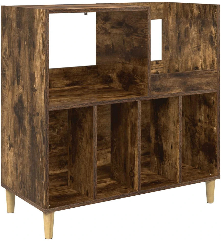 Plokštelių grotuvo stovas Dūminio ąžuolo 82 x 39,5 x 82,5 cm