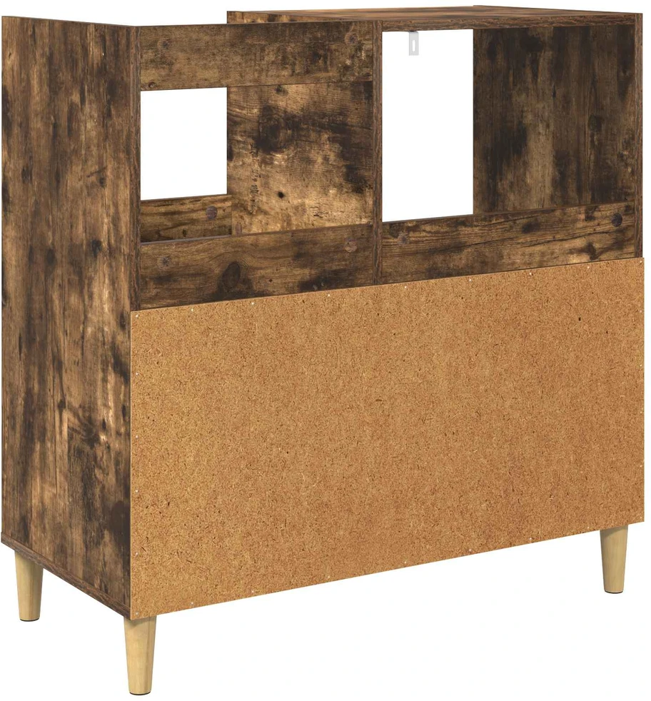 Plokštelių grotuvo stovas Dūminio ąžuolo 82 x 39,5 x 82,5 cm
