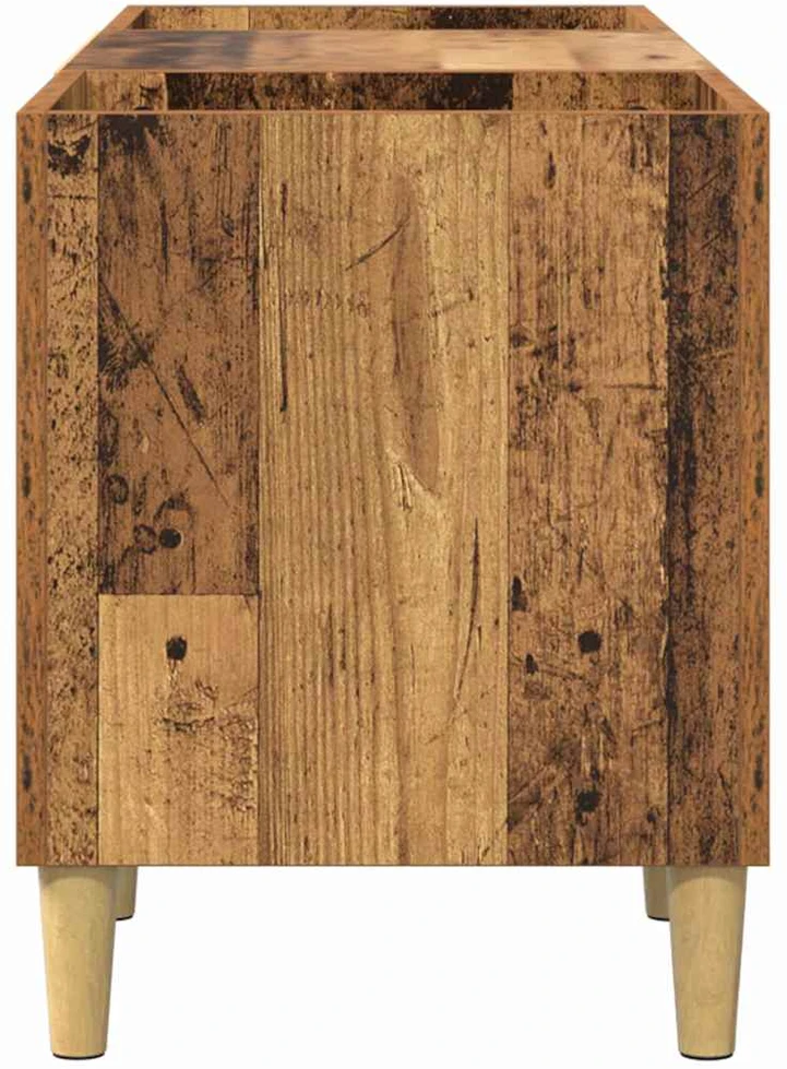 Plokštelių spintelė 121 x 38 x 48 cm Apdirbta mediena