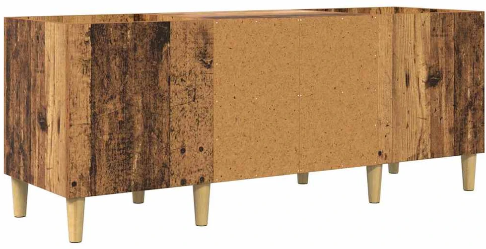 Plokštelių spintelė 121 x 38 x 48 cm Apdirbta mediena