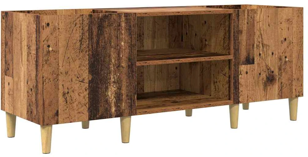 Plokštelių spintelė 121 x 38 x 48 cm Apdirbta mediena