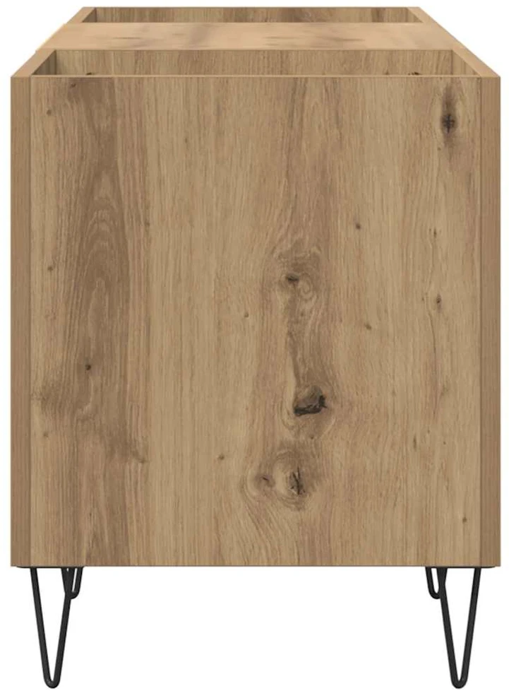 Plokštelių spintelė Amatininkų ąžuolas 121 x 38 x 48 cm