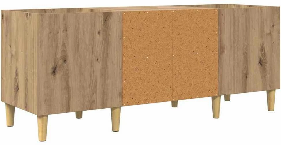 Plokštelių spintelė 121 x 38 x 48 cm Apdirbta mediena