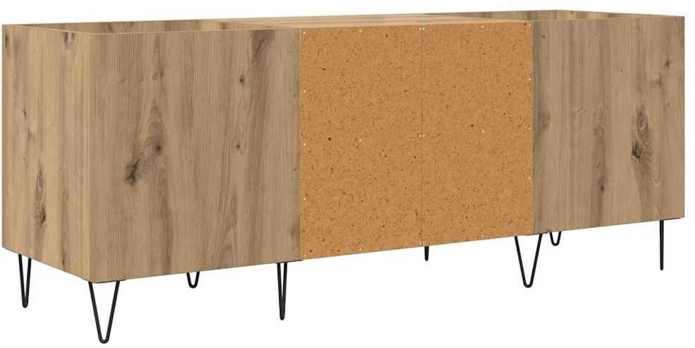 Plokštelių spintelė Amatininkų ąžuolas 121 x 38 x 48 cm