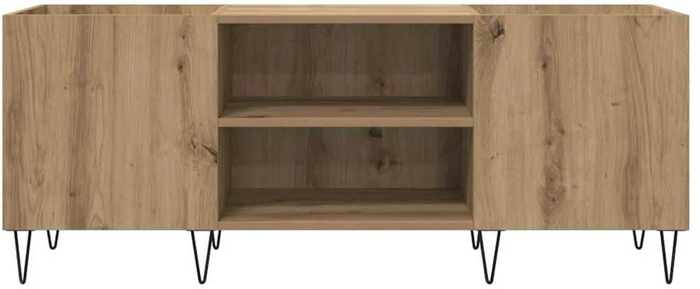 Plokštelių spintelė Amatininkų ąžuolas 121 x 38 x 48 cm