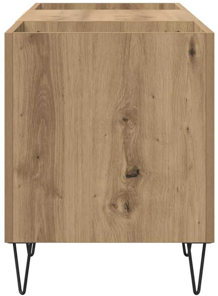 Plokštelių spintelė Amatininkų ąžuolas 121 x 38 x 48 cm