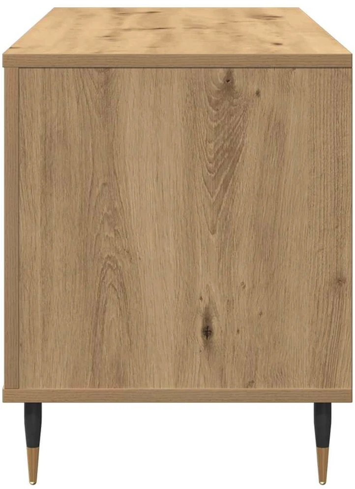 Plokštelių spintelė artisano ąžuolo 100 x 38 x 48 cm