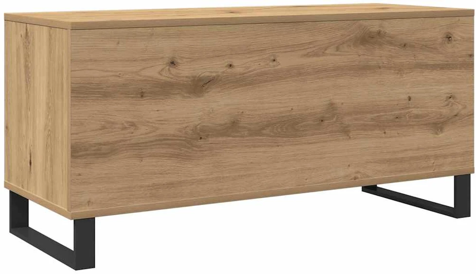 Plokštelių spintelė artisano ąžuolo 100 x 38 x 48 cm