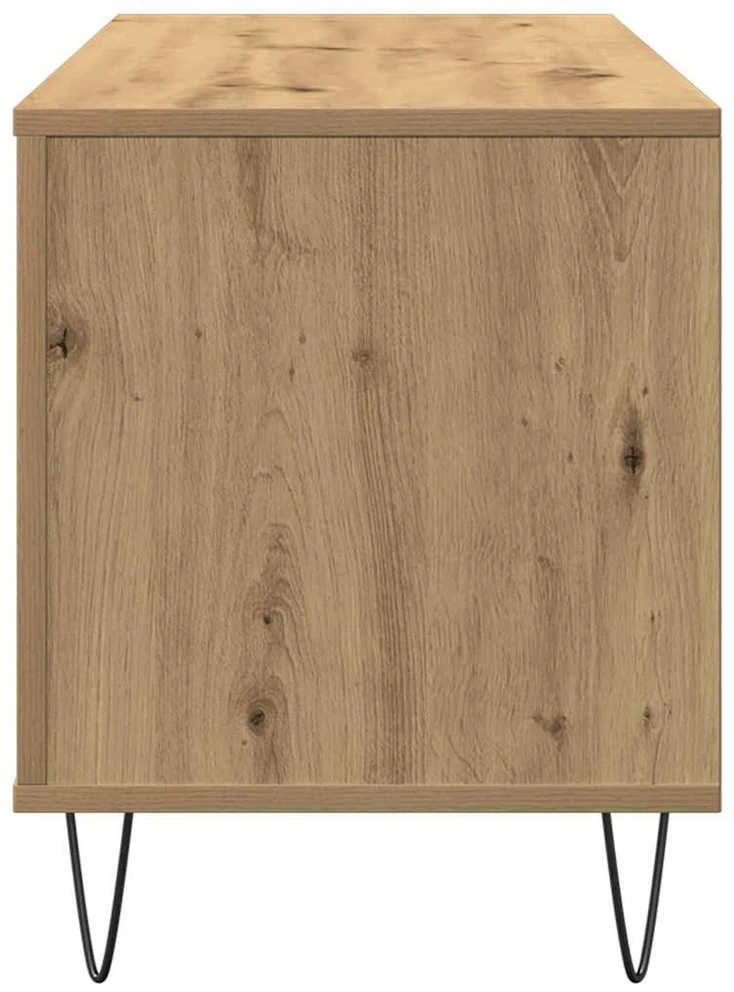 Plokštelių spintelė artisano ąžuolo 100 x 38 x 48 cm