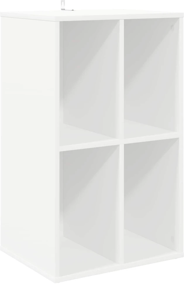 Plokštelių spintelė Balta 44,5 x 36,5 x 74,5 cm