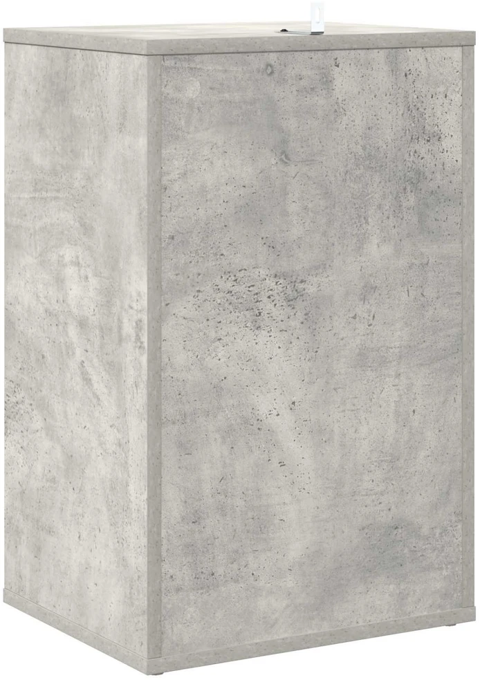 Plokštelių spintelė Betono pilka 38 x 33 x 61 cm