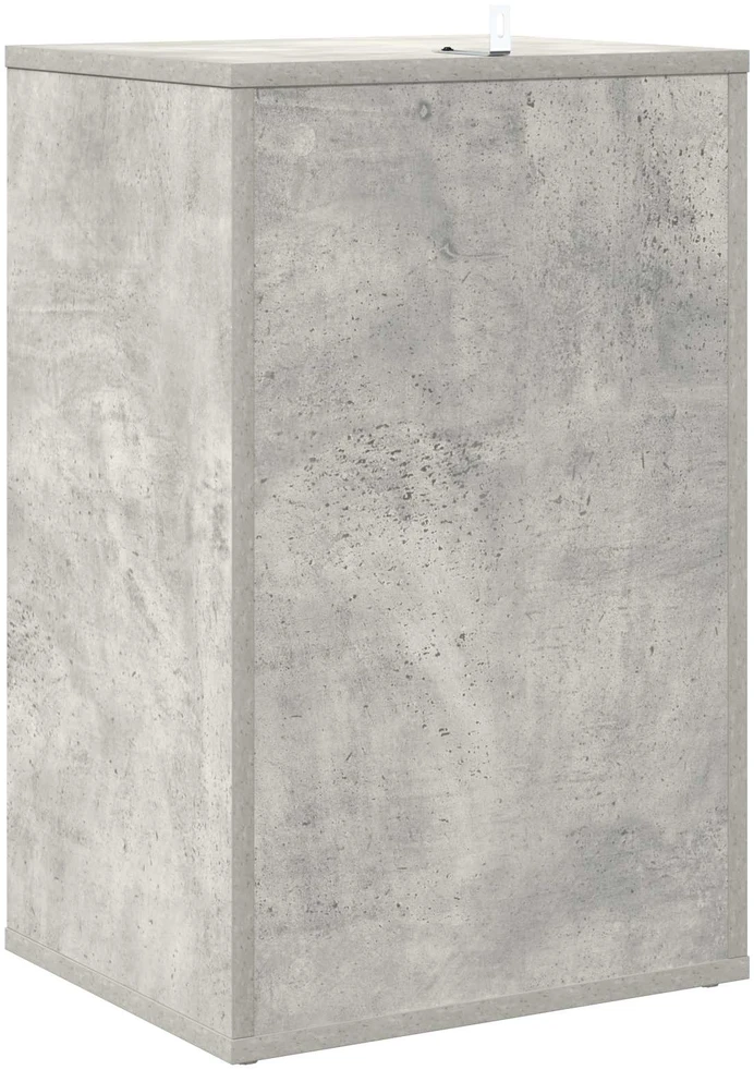 Plokštelių spintelė Betono pilka 38 x 33 x 61 cm
