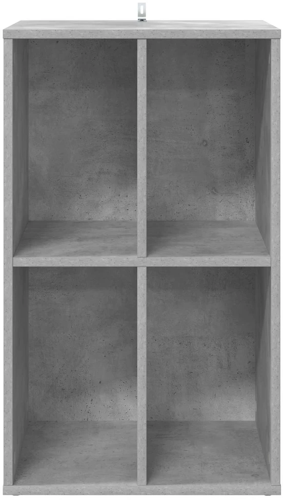 Plokštelių spintelė Betono pilka 44,5 x 36,5 x 74,5 cm