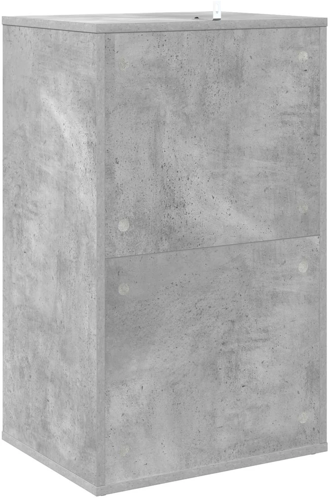 Plokštelių spintelė Betono pilka 44,5 x 36,5 x 74,5 cm