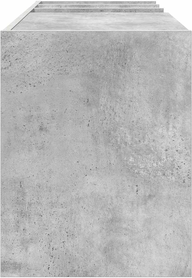 Plokštelių spintelė Betono pilka 78,5 x 35 x 45 cm