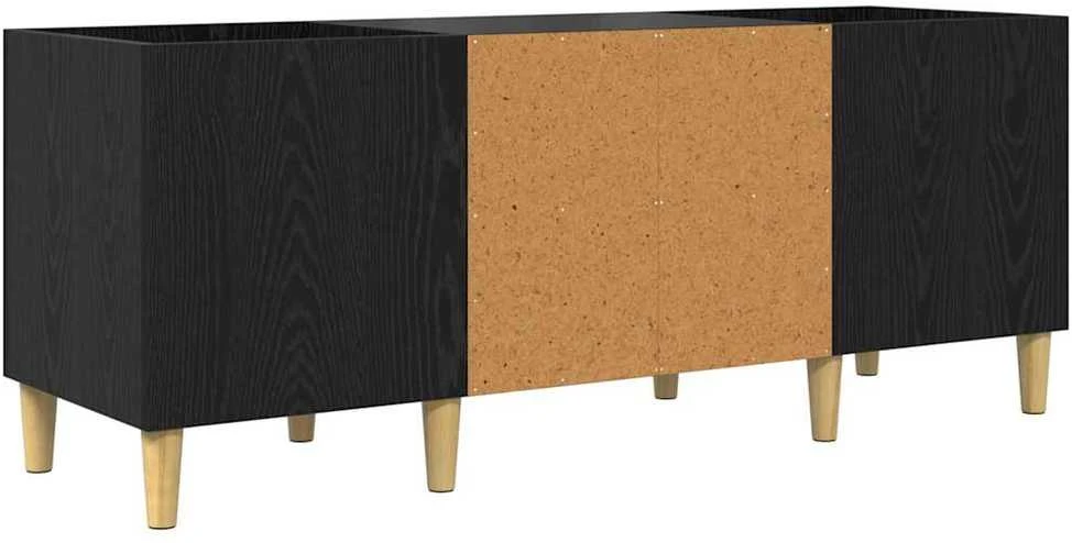 Plokštelių spintelė 121 x 38 x 48 cm Apdirbta mediena